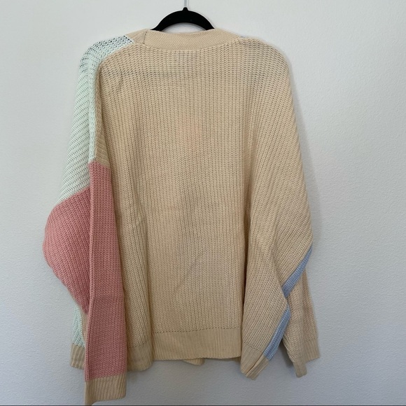 NWT misguided plus color block knit cardigan sz.14/16 - Picture 7 of 7